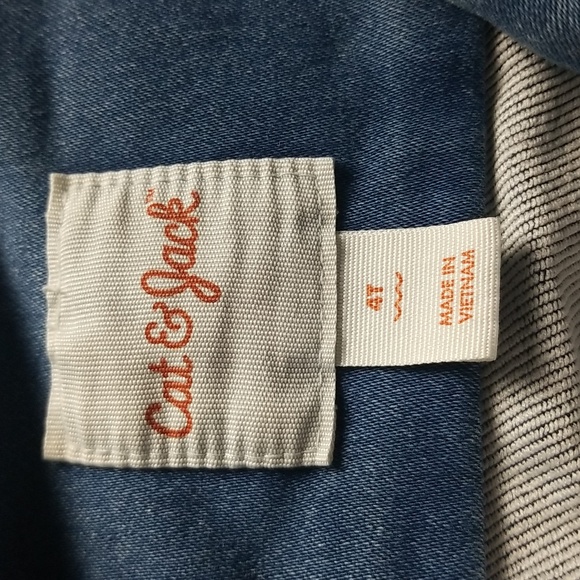 Cat & Jack Jean Jacket For Girls - Picture 6 of 7